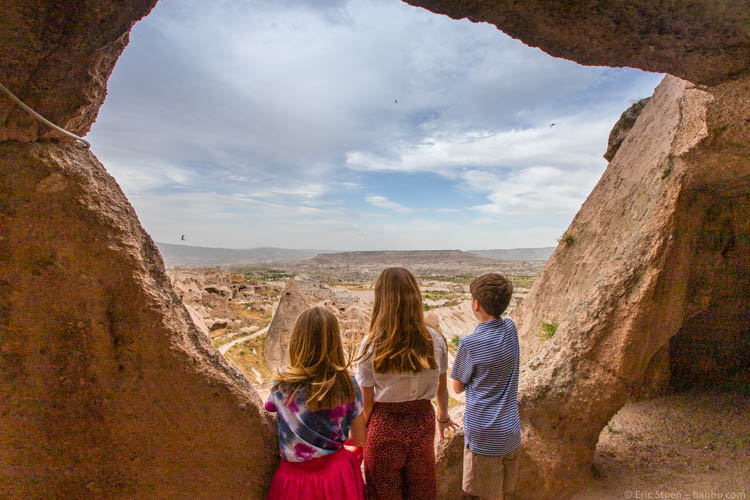 Cappadocia with Kids - Just minutes from our hotel in Uçhisar