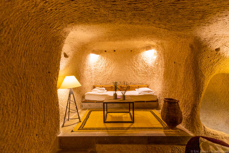 Cappadocia with Kids - My 9-year-old's nook in the kids' cave bedroom