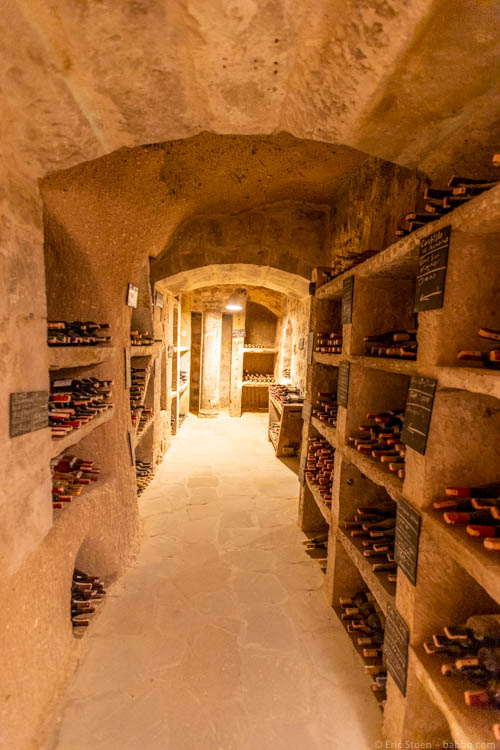 Cappadocia with Kids - The wine cellar passageway 