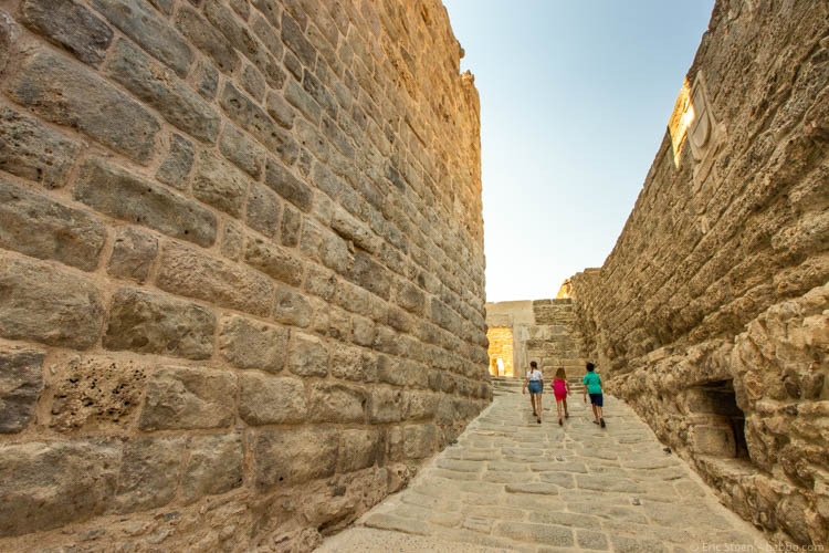 Bodrum - Walking into the castle