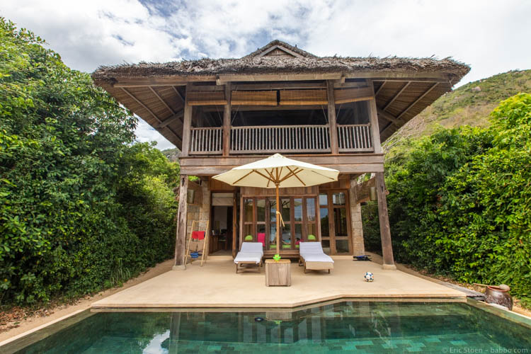 Six Senses Ninh Van Bay - Our villa and pool