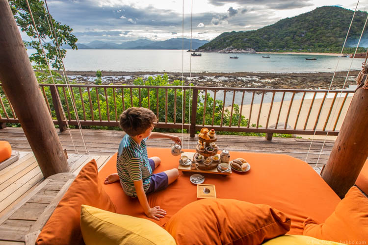Six Senses Ninh Van Bay - Afternoon tea with a view