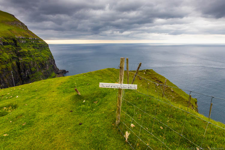 Faroe Islands - The end of the path