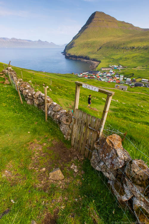 Faroe Islands - Loved this gate to exit the sheep field on the way down! 