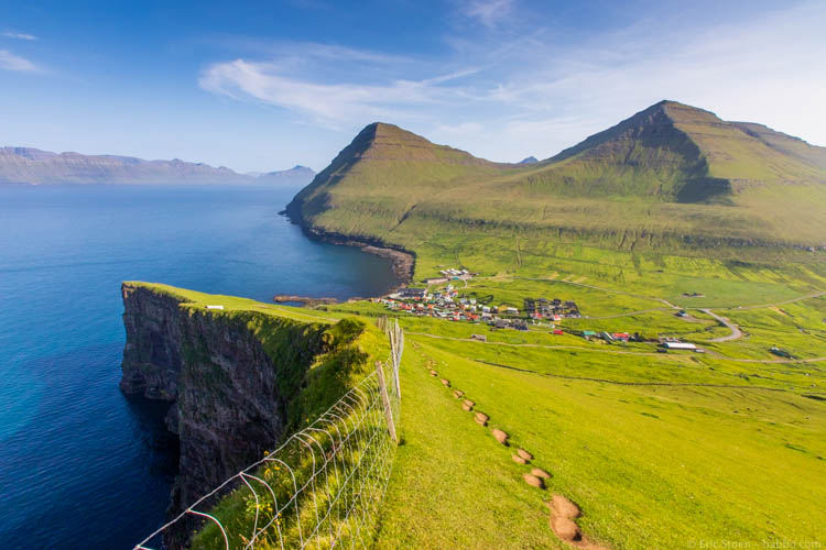 Faroe Islands - Once again hiking up directly from our hotel. Even better weather this time. 