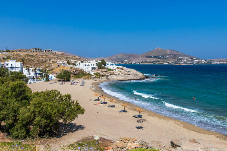 Paros Greece - Piperi Beach near our hotel