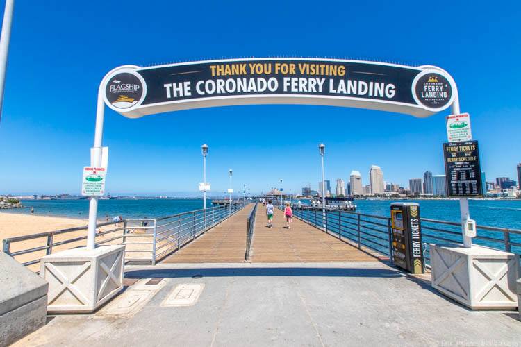 Loews Coronado Bay Resort - Heading to our Broadway Pier ferry
