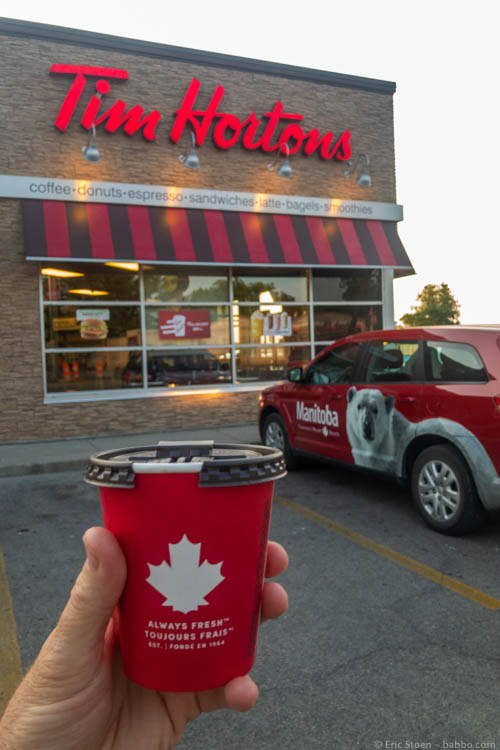 Winnipeg Manitoba - Coffee to go