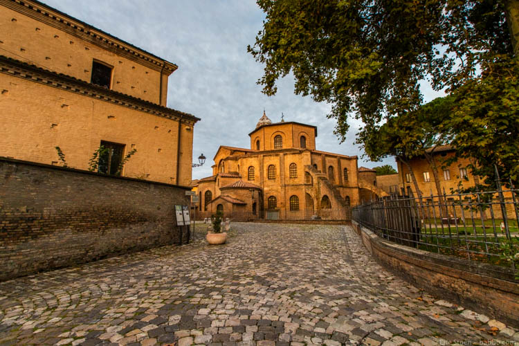 Ravenna - The Basilica di San Vitale at sunrise
