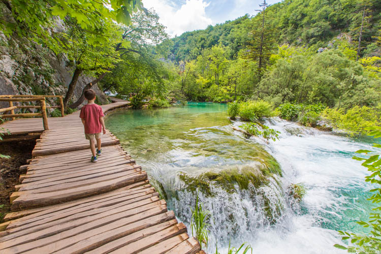 Best family holidays Europe - Croatia - Walking around Plitvice Lakes National Park, just two hours from Zagreb (perfect for city breaks with kids)