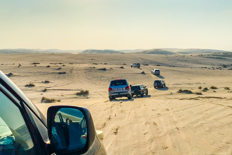 FIFA Club World Cup Qatar - Our dune bashing caravan