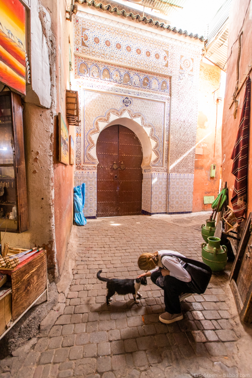 Morocco with Kids - In the medina