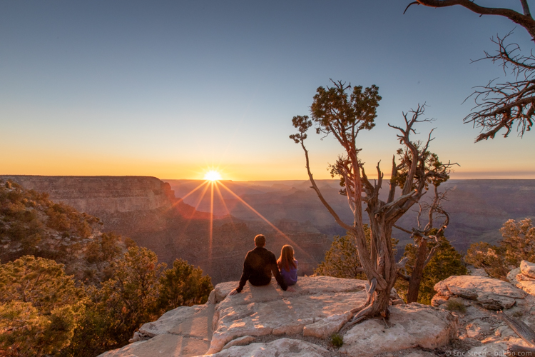 SW USA Road Trip Planner - The best sunsets of the trip were at the Grand Canyon
