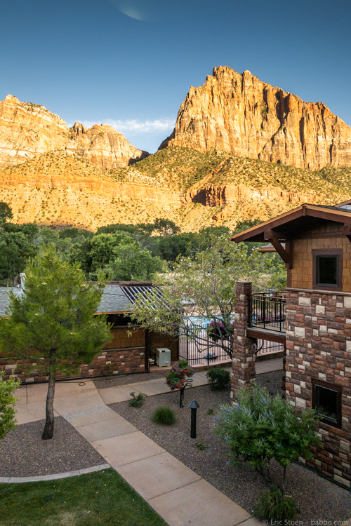 SW USA Road Trip Planner - The view from our room at Cable Mountain Lodge