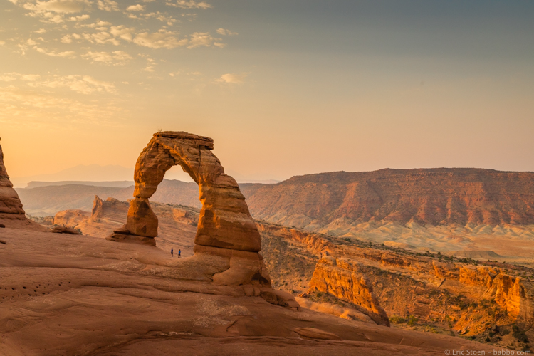 Best Road Trip Stops - Sunrise at Delicate Arch