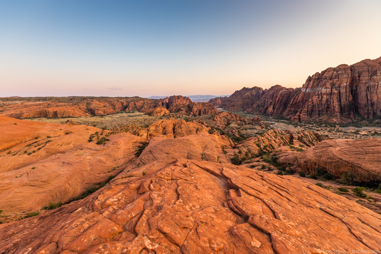 Best Road Trips - Sunset at Snow Canyon State Park, 15 Minutes from St. George, Utah