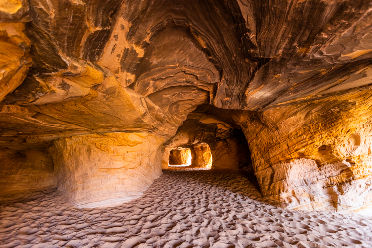 Best Road Trip Destinations - The Moqui Caverns, in between Page and Zion National Park