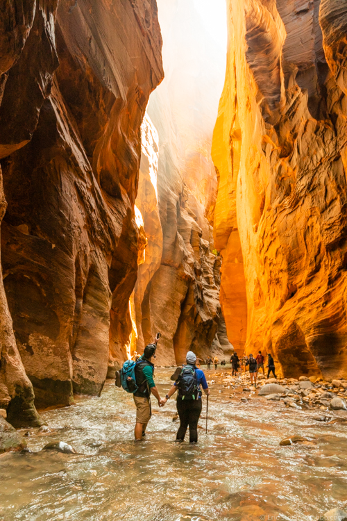 Best Road Trip Stops - The Narrows at Zion National Park. Go early! 