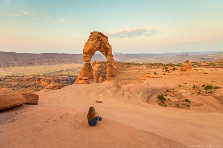 Arches National Park with Kids: Delicate Arch