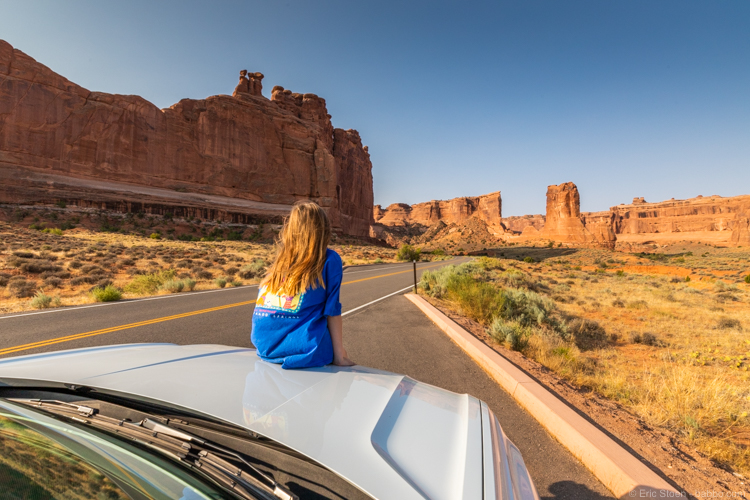 Arches National Park with Kids: Everywhere you drive (and stop) in Arches National Park is amazing