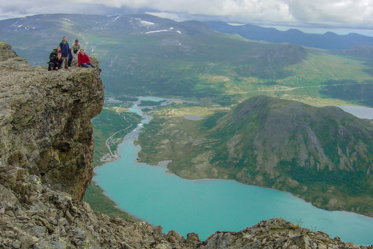 Study abroad programs - Hiking in Norway with friends from the University of Oslo's summer program