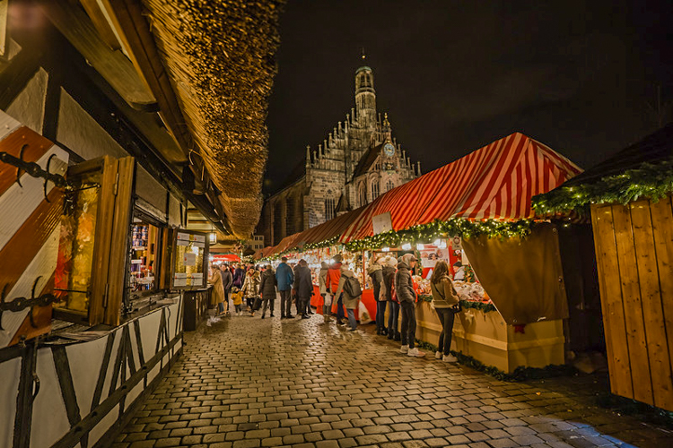 The Christmas Market in Nuremberg, Germany. Photo courtesy of Lina Stock, who has an excellent post on the best European Christmas Markets.