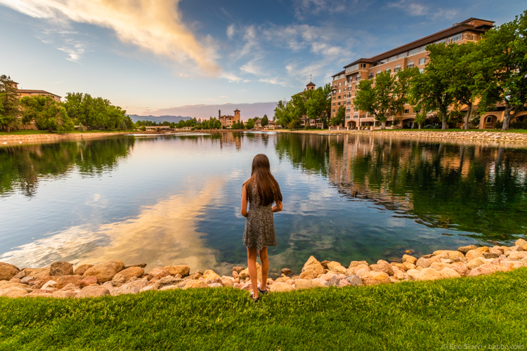 Broadmoor and Ecolab: My niece at the lake