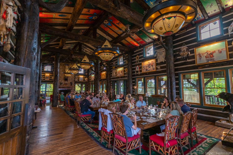 Broadmoor and Ecolab: The communal dinner at Cloud Camp