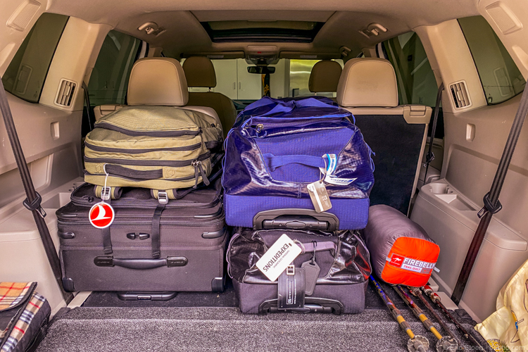 Colorado Road Trip - We definitely overpacked - just one of the advantages of road tripping over flying! 