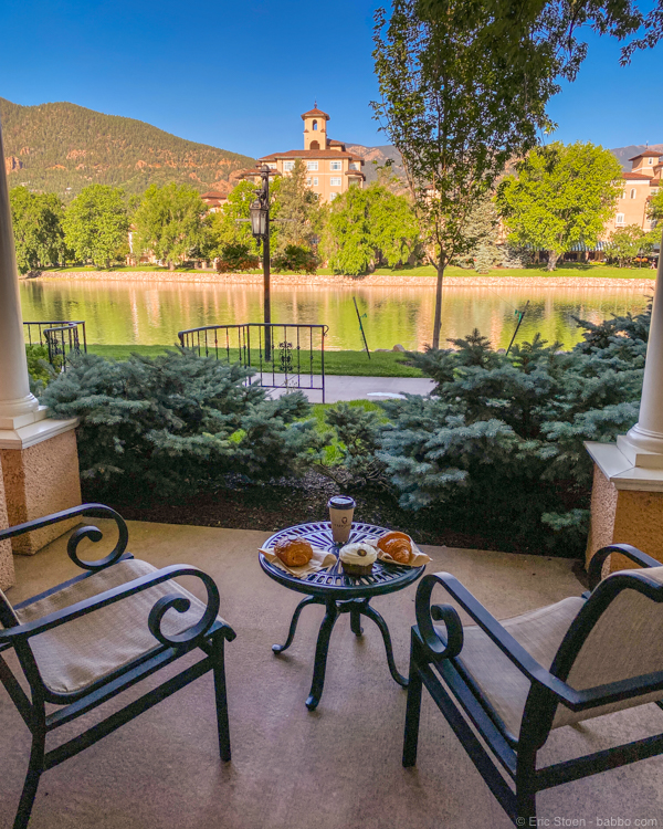Broadmoor and Ecolab: Breakfast with a view! 