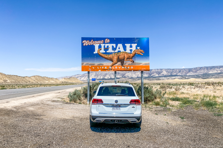 Colorado road trip - Welcome to Utah