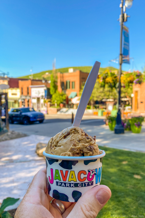 Colorado road trip - Ice cream on Main Street in Park City