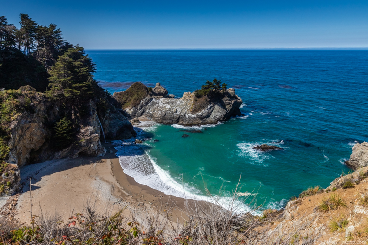 Highway 1 California Road Trip - McWay Falls from the standard view point (with an entry fee)