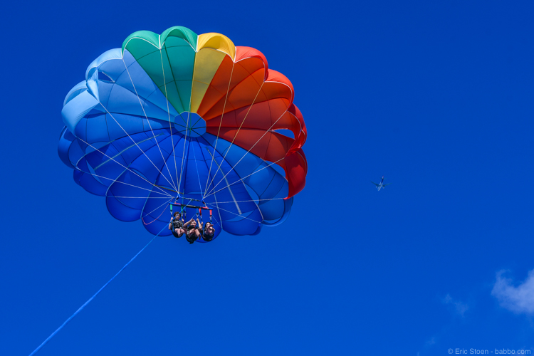 Things to do in Oahu: Our third time parasailing