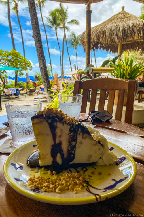 Things do do with kids in Oahu: Hula Pie at Duke's is a must