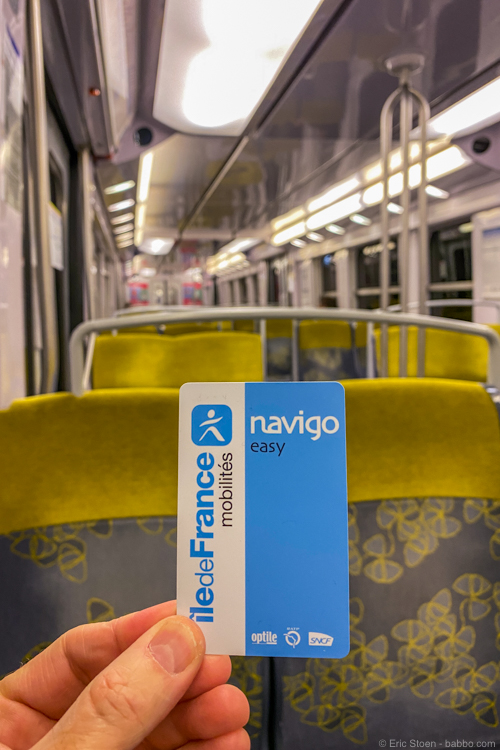 You can pick up a Navigo card at any Metro or RER station. Makes using public transportation in Paris far easier. 