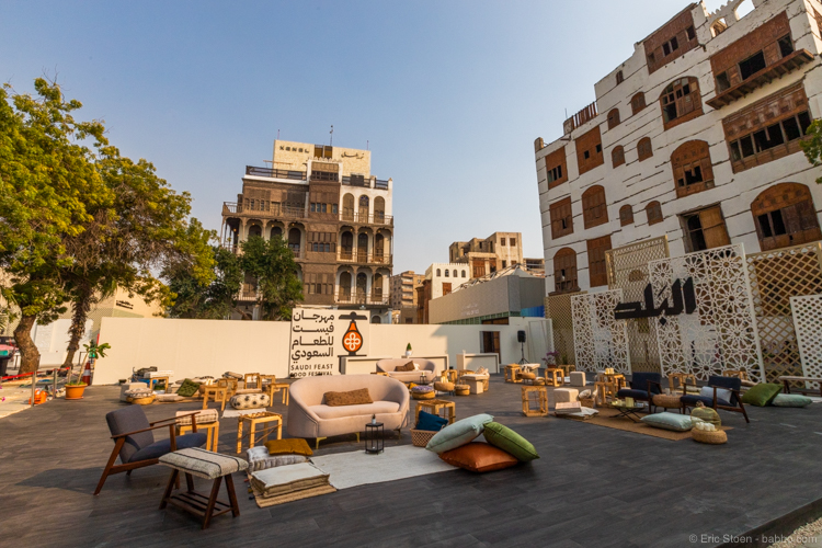 A pop-up in Jeddah tied to a food festival