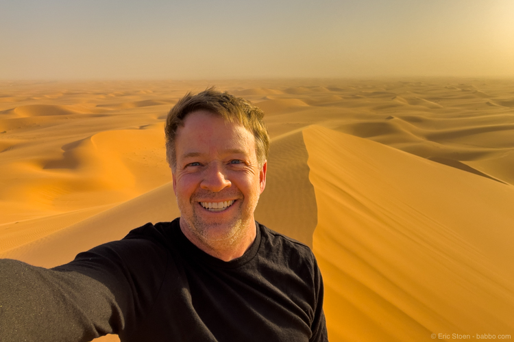 Riyadh - Red Sand Dunes - Selfie at the top!