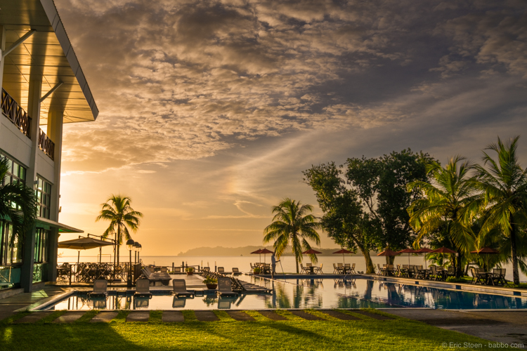 Ocean view hotels: Sunrise at Playa Tortuga