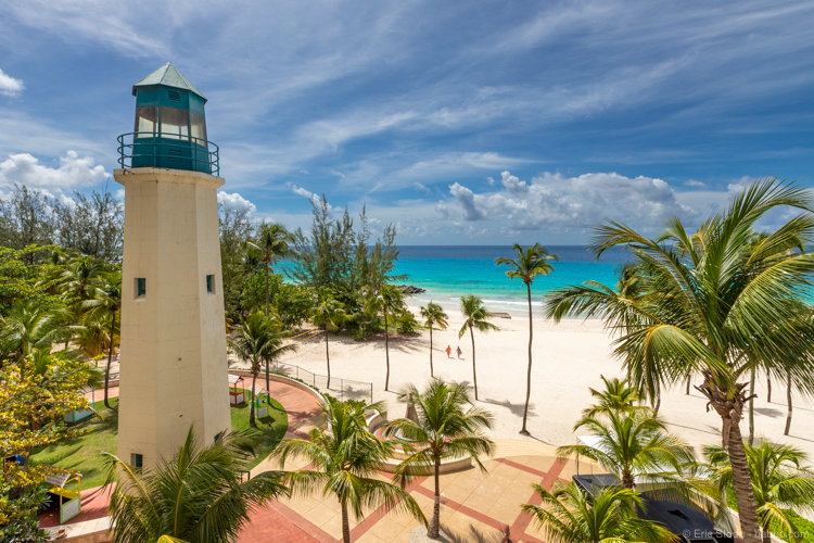 Ocean view hotels: The view from my room at Hilton Barbados