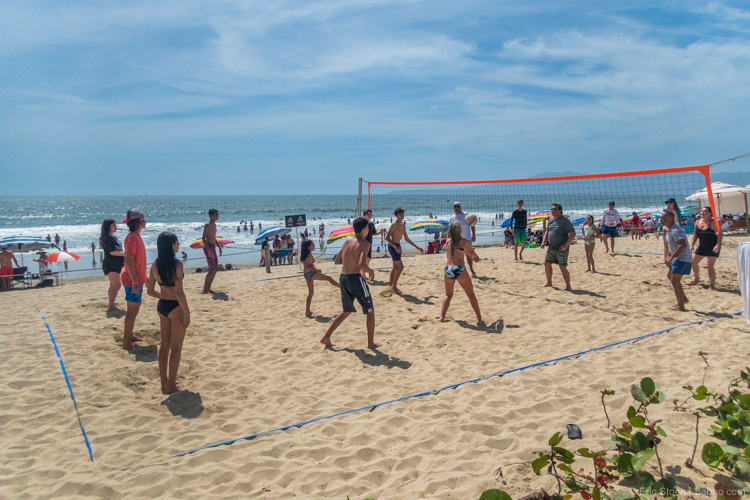 Grand Velas Riviera Nayarit - Afternoon beach volleyball