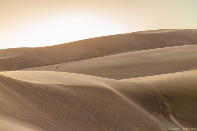 San Luis Valley - Sand Dunes National Park - Just after sunset