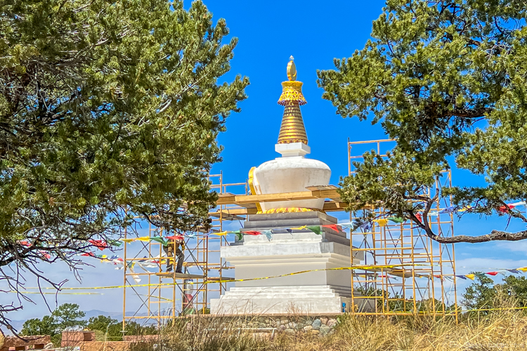 San Luis Valley - The Stupa of Enlightenment, Jangchub Chorten, near Crestone