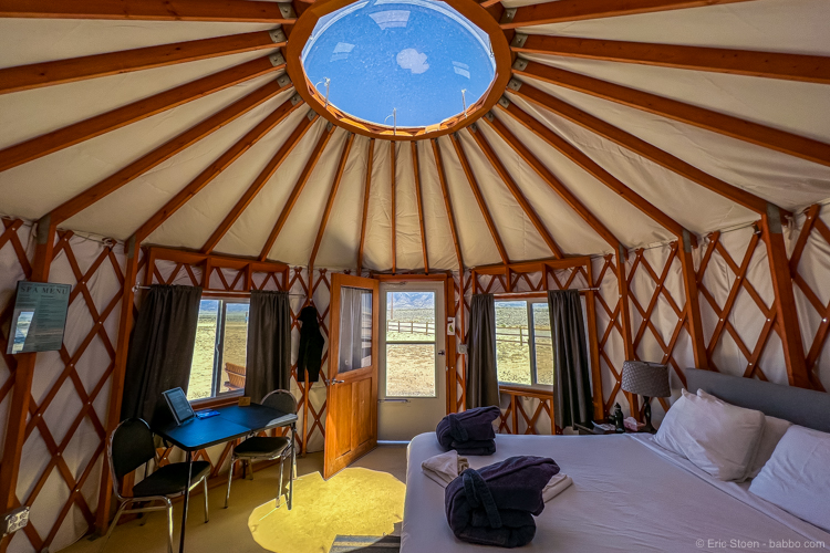 Colorado road trip - My yurt at Joyful Journey Hot Springs