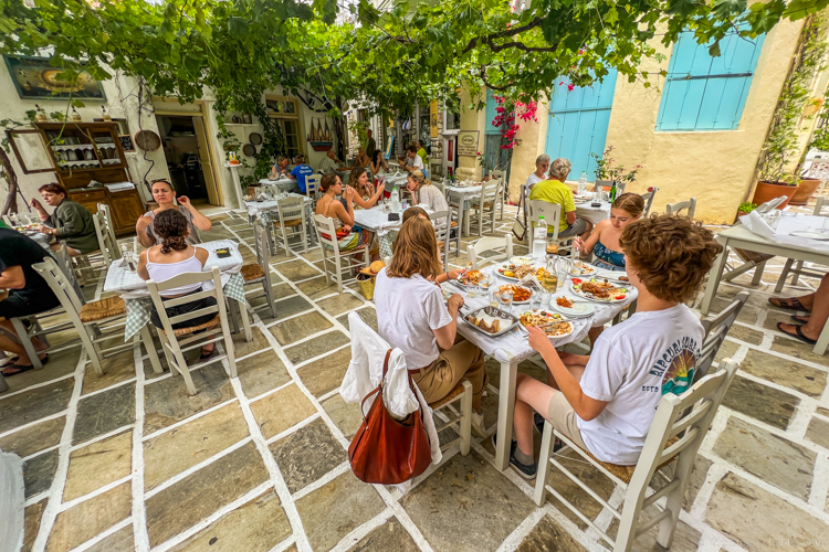 Naxos Greece - At Giannis Taverna in Halki