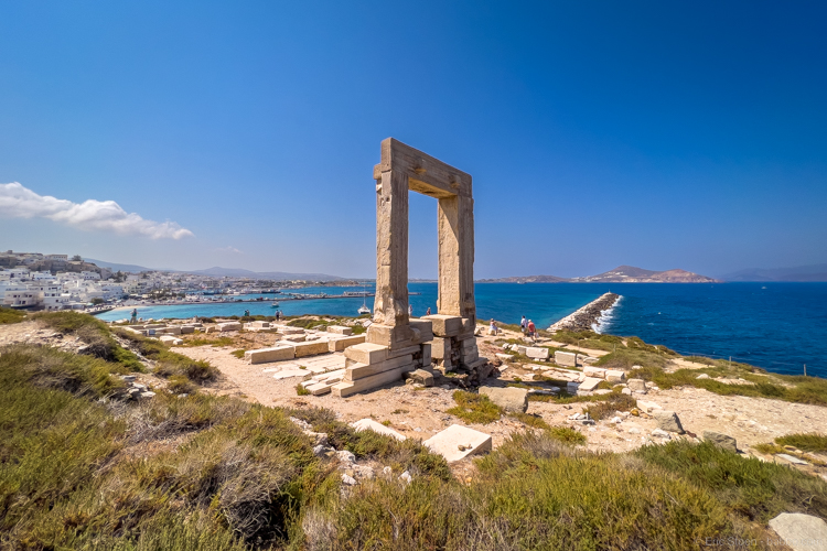 Naxos - The Portara during the day