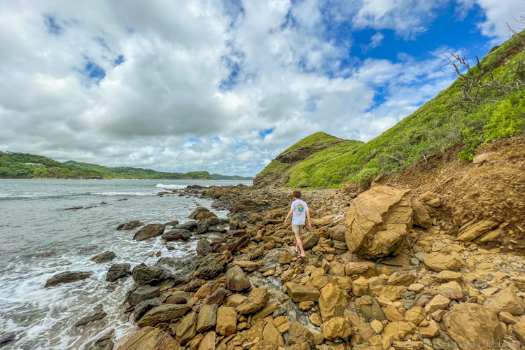 Nicaragua Family Travel - A walk along the coast