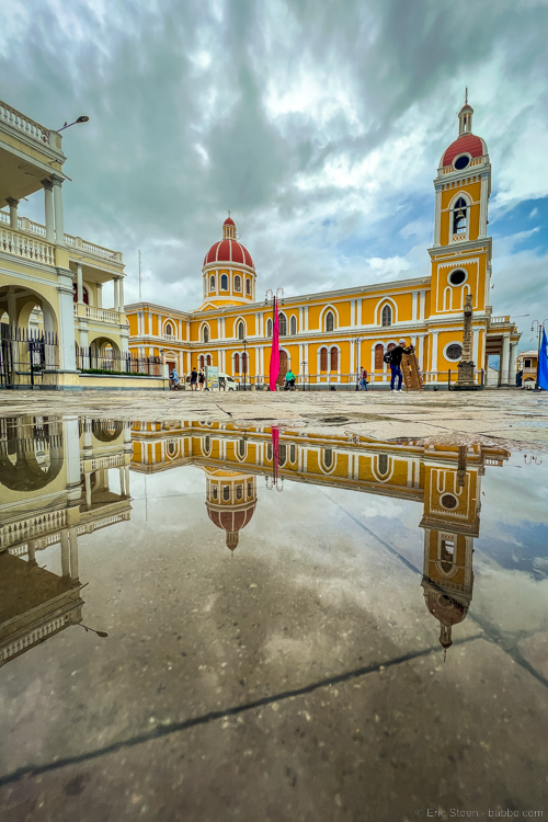 Nicaragua Family Travel - Granada after a quick rain storm