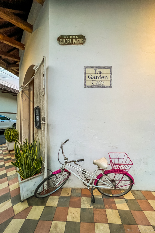 Nicaragua Family Travel - The Garden Cafe in Granada
