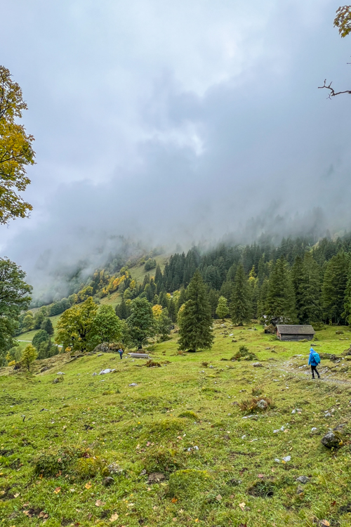 Hiking in Switzerland: Beautiful all day, even with the clouds